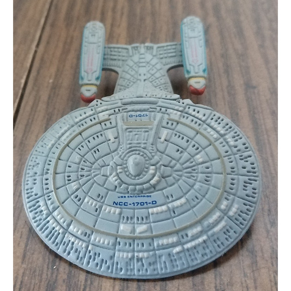 Lot Of 7 Galoob 1990's Star Trek Micro Machines No Stands - Picture 6 of 9